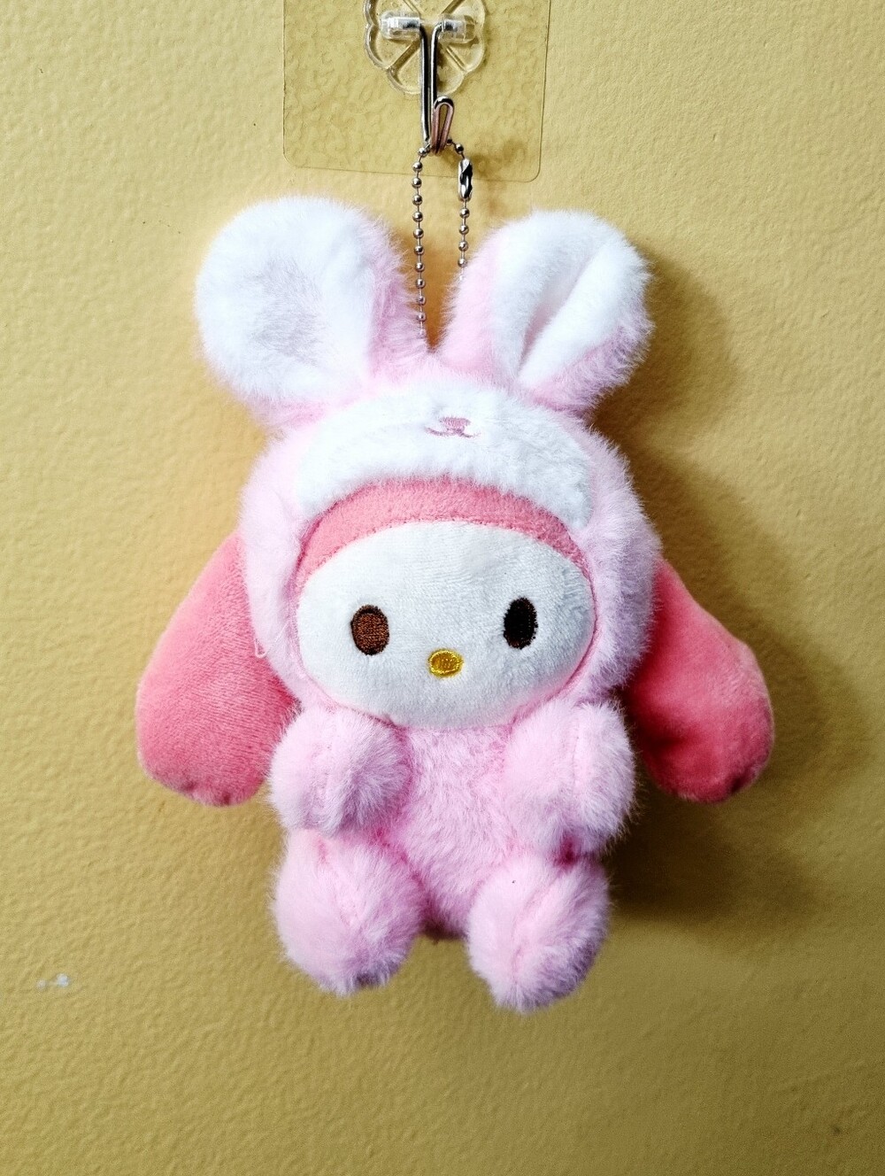 My Melody Kids Bag Clip-On Keychain Soft Plush Stuffed Animal Plushies T…